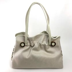 Bulgari Be zero one Bag Shoulder Bag Hand Bag Beige Black