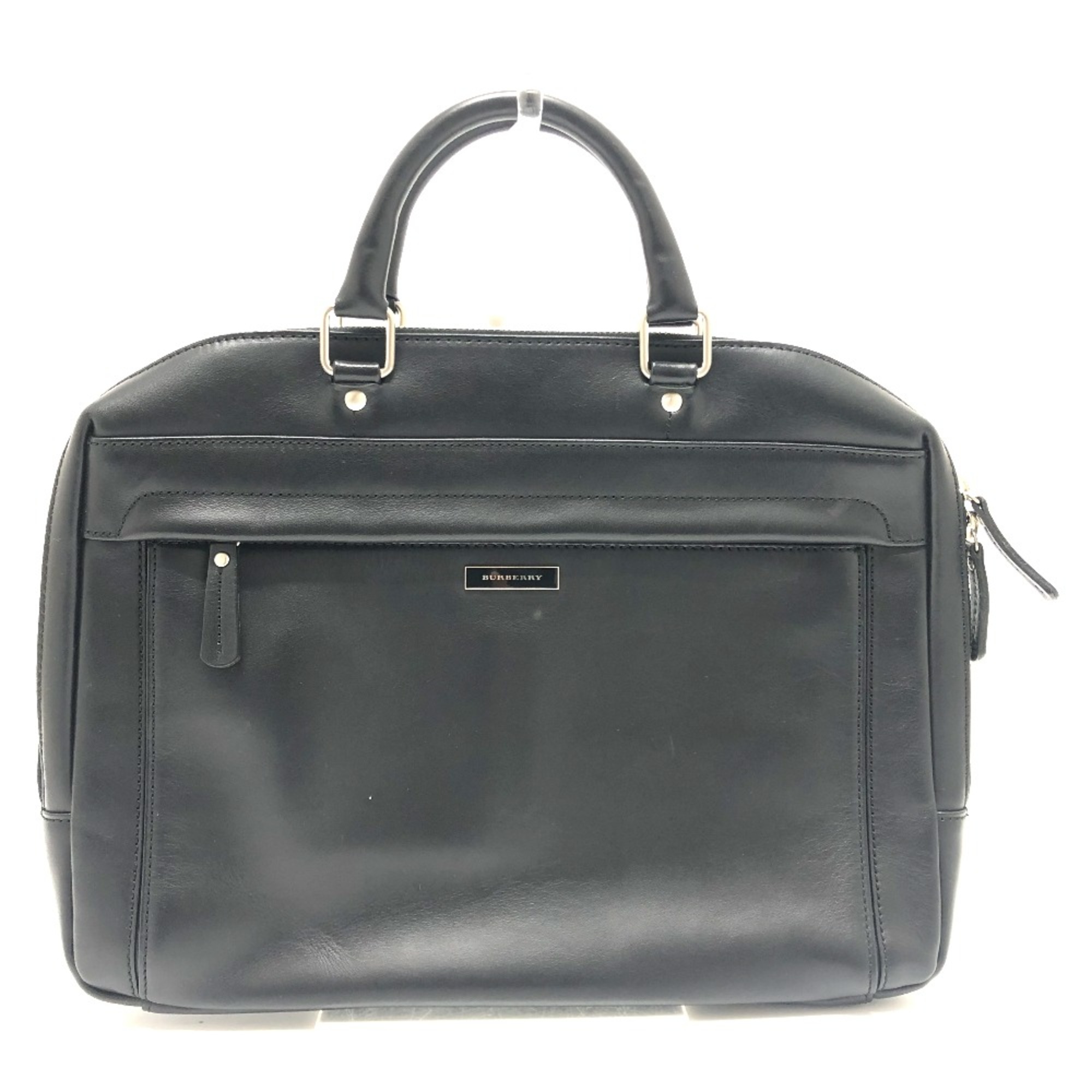 Burberry Logo Plate Bag Business bag Black