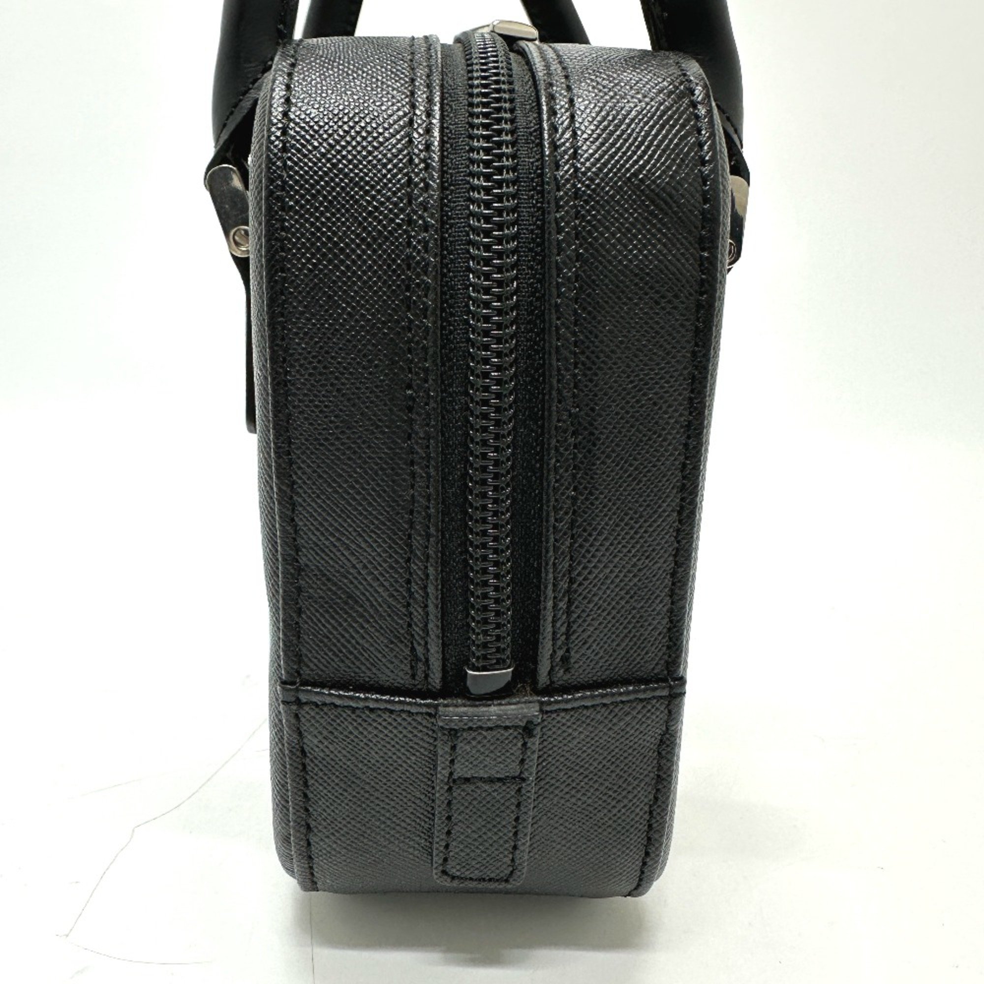 Burberry Inside check Hand Bag Black