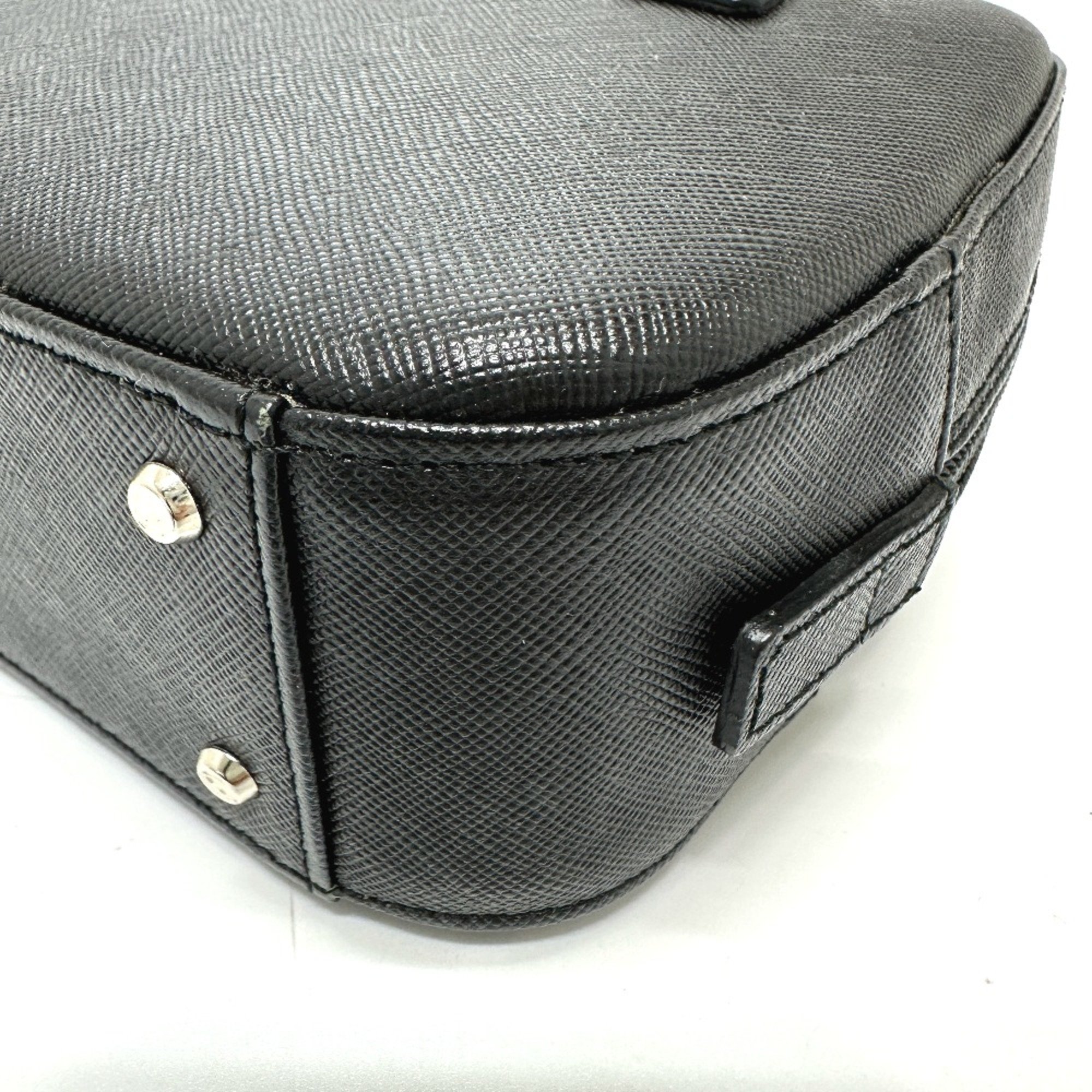 Burberry Inside check Hand Bag Black