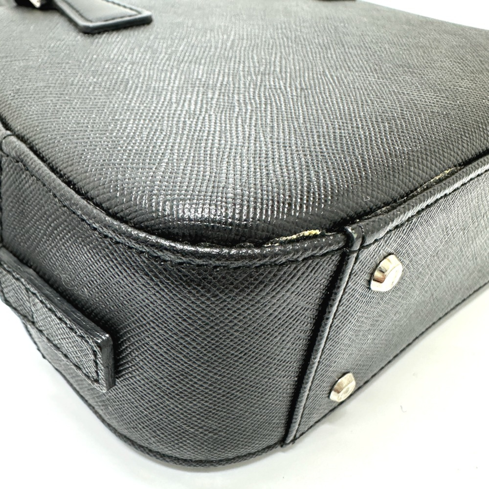 Burberry Inside check Hand Bag Black