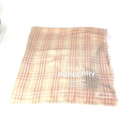 Burberry 8011095 check Stole/Shawl shawl fringe Scarf Pink/Beige