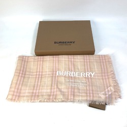 Burberry 8011095 check Stole/Shawl shawl fringe Scarf Pink/Beige