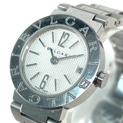 Bulgari BB23SS Quartz Date Wristwatch Silver