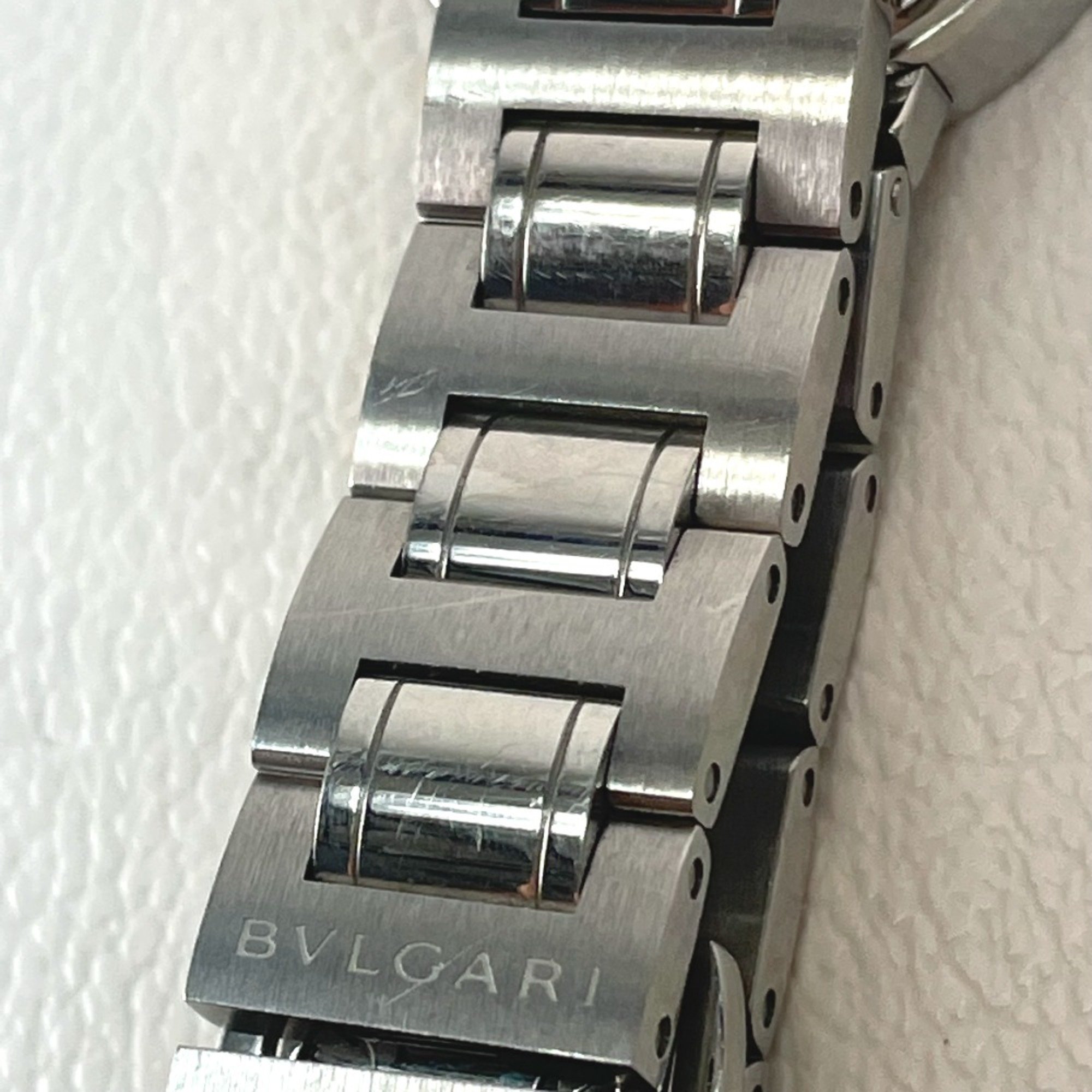 Bulgari BB23SS Quartz Date Wristwatch Silver