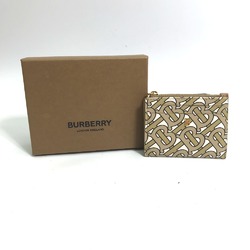 Burberry Coin Compartment Wallet coin purse Beige