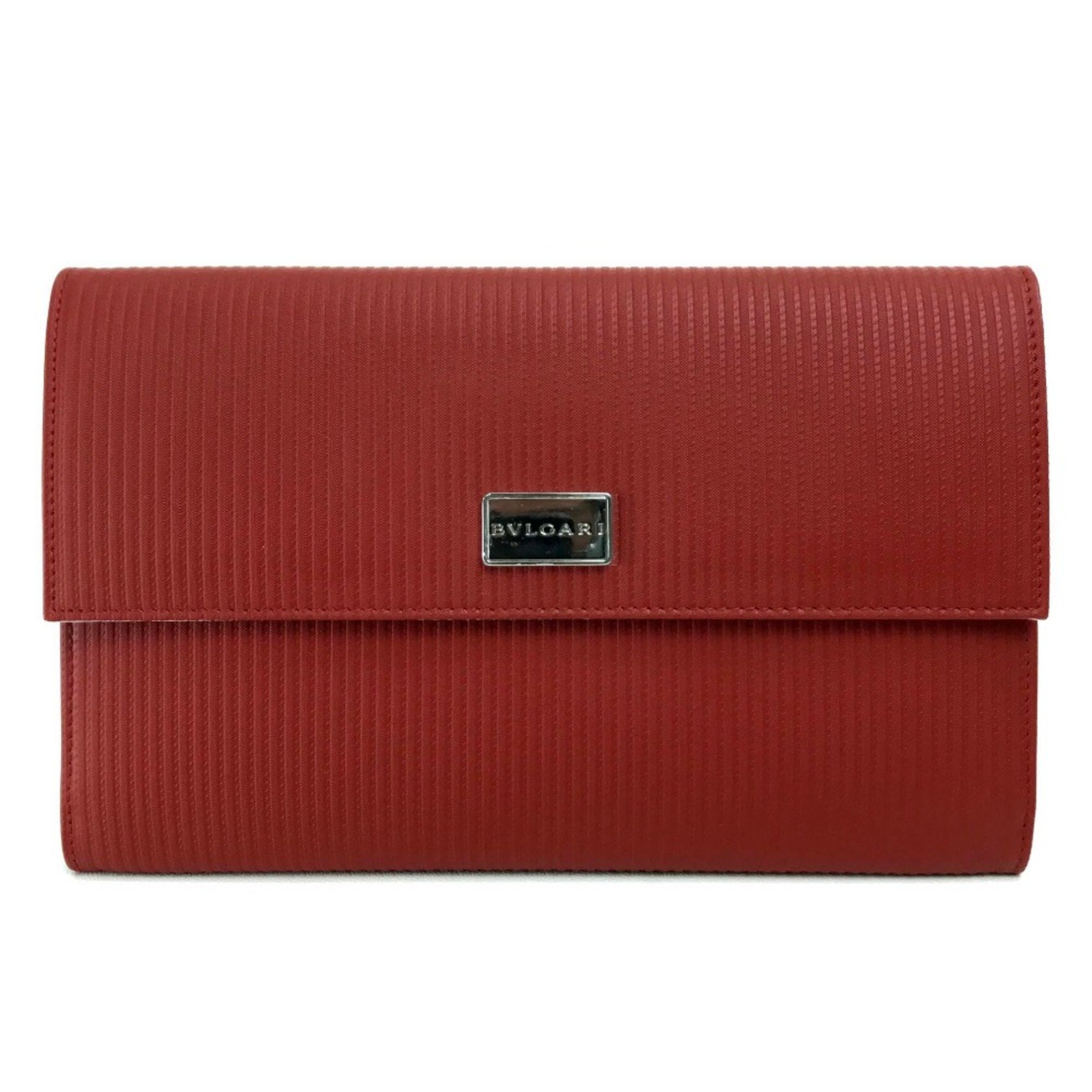 Bulgari Mirerigue Multi case Passport case Travel case Red White