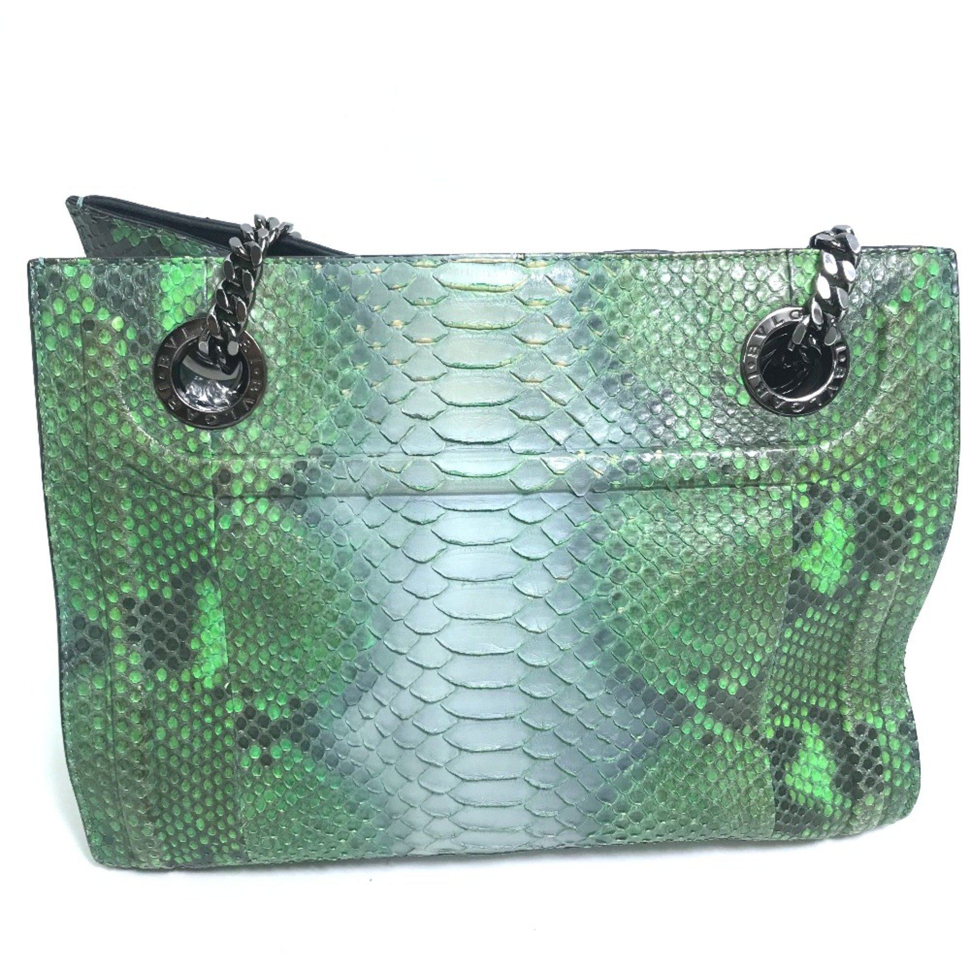 Bulgari Tote Bag Chain bag shoulder Shoulder Bag Green