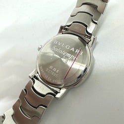 Bulgari ST35S Quartz date Wristwatch Silver