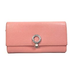 Bulgari 37564 Bulgari Bulgari Bifold Long Wallet pink SilverHardware