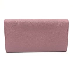 Bulgari 282869 Bulgari Bulgari Bifold Long Wallet Dusty Pink Based