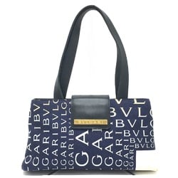 Bulgari logo Bag Semi Shoulder Bag Shoulder Bag Navy Navy