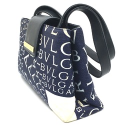 Bulgari logo Bag Semi Shoulder Bag Shoulder Bag Navy Navy