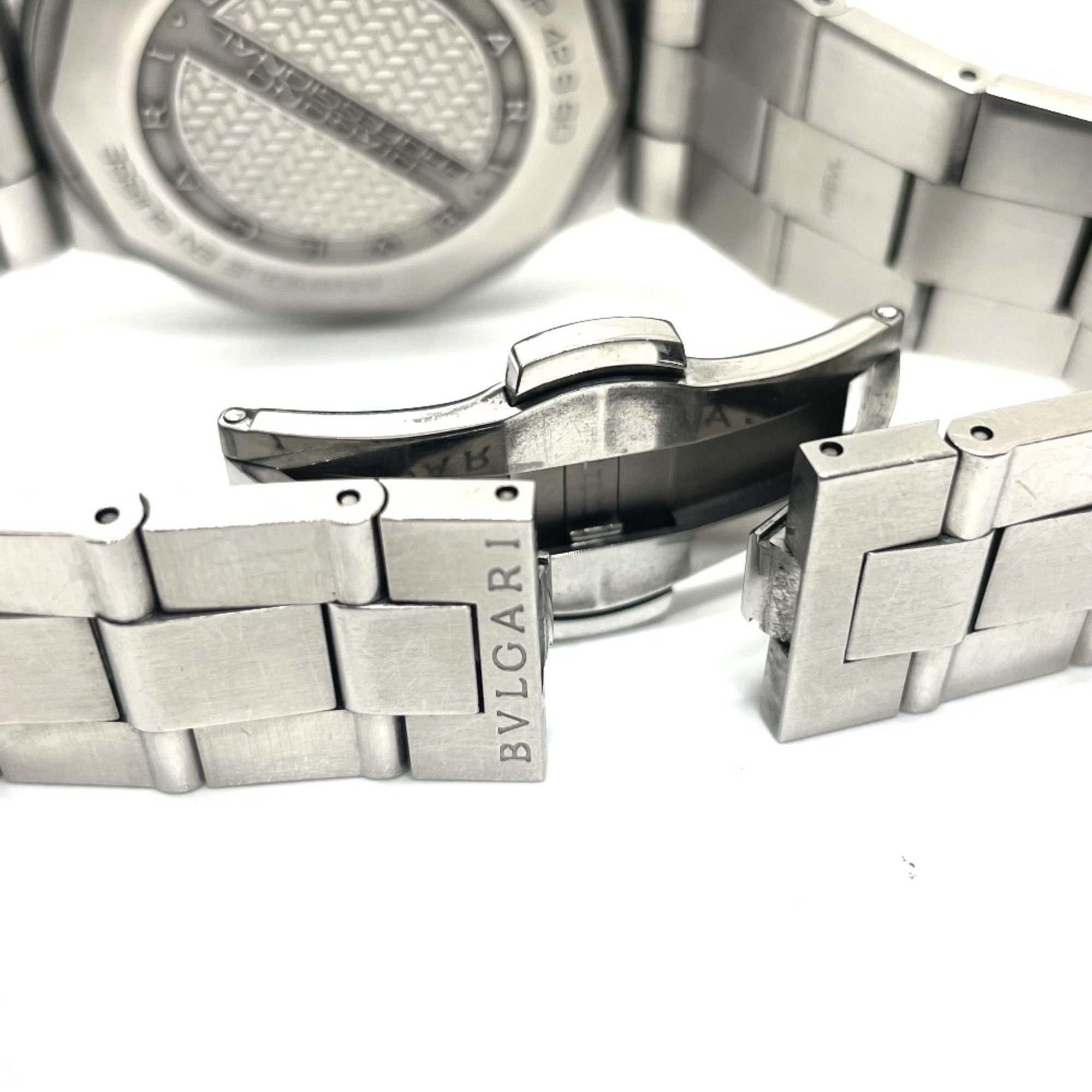 Bulgari DP42SSD Chronometer Automatic date Wristwatch Silver