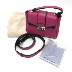 Bulgari Bag 2WAY Shoulder Bag pink GoldHardware