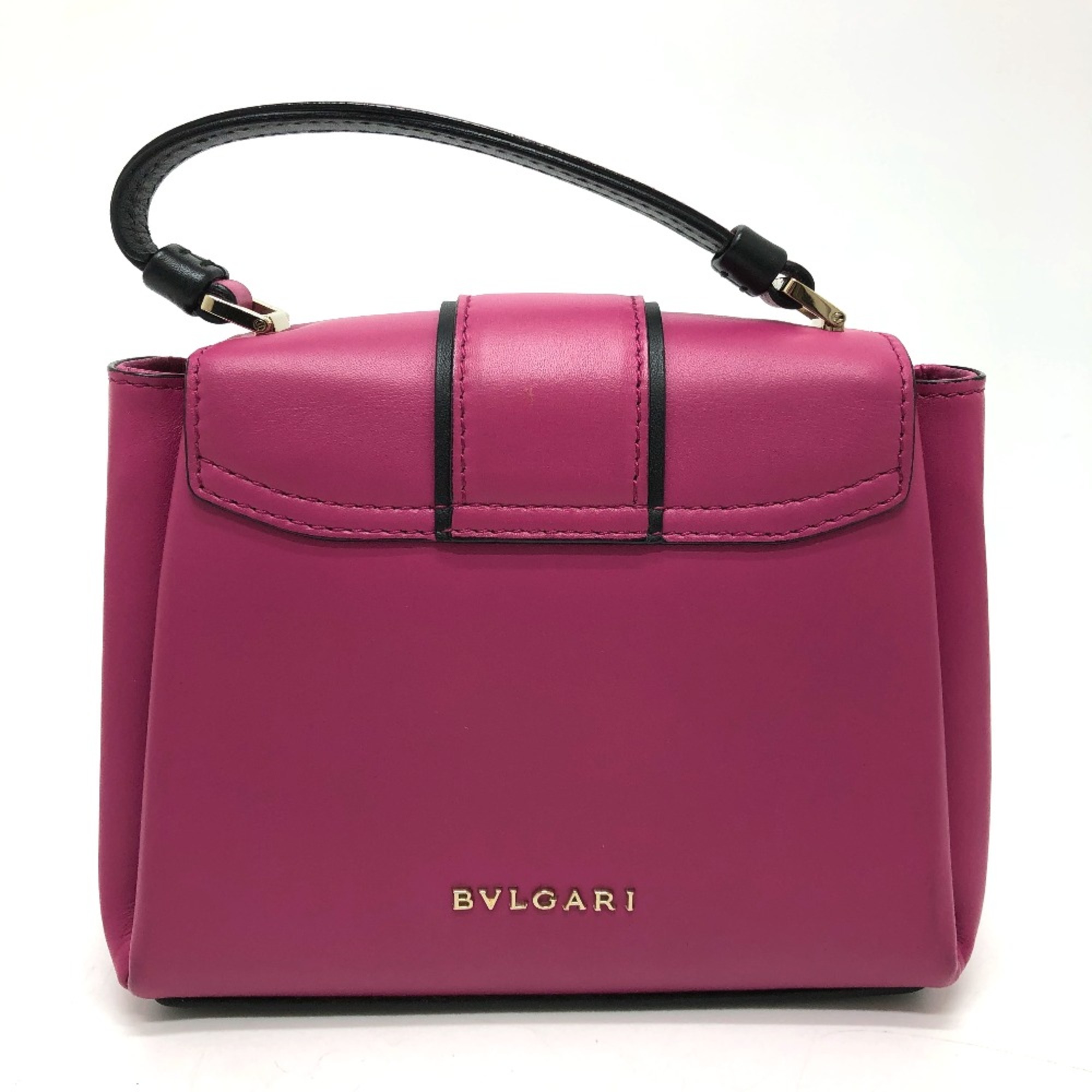 Bulgari Bag 2WAY Shoulder Bag pink GoldHardware