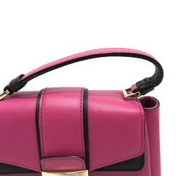 Bulgari Bag 2WAY Shoulder Bag pink GoldHardware