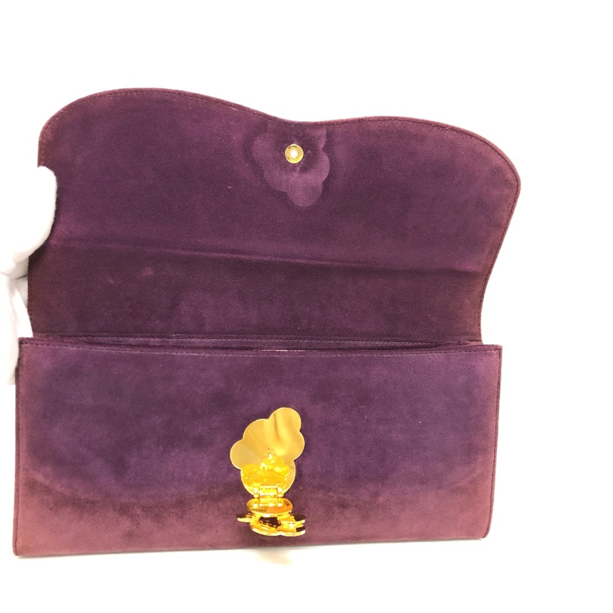 Bulgari Bag Clutch bag Bordeaux GoldHardware