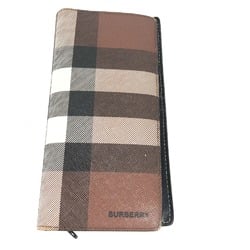 Burberry 8052803 Long wallet Bifold Long Wallet Dark birch Brown Brown