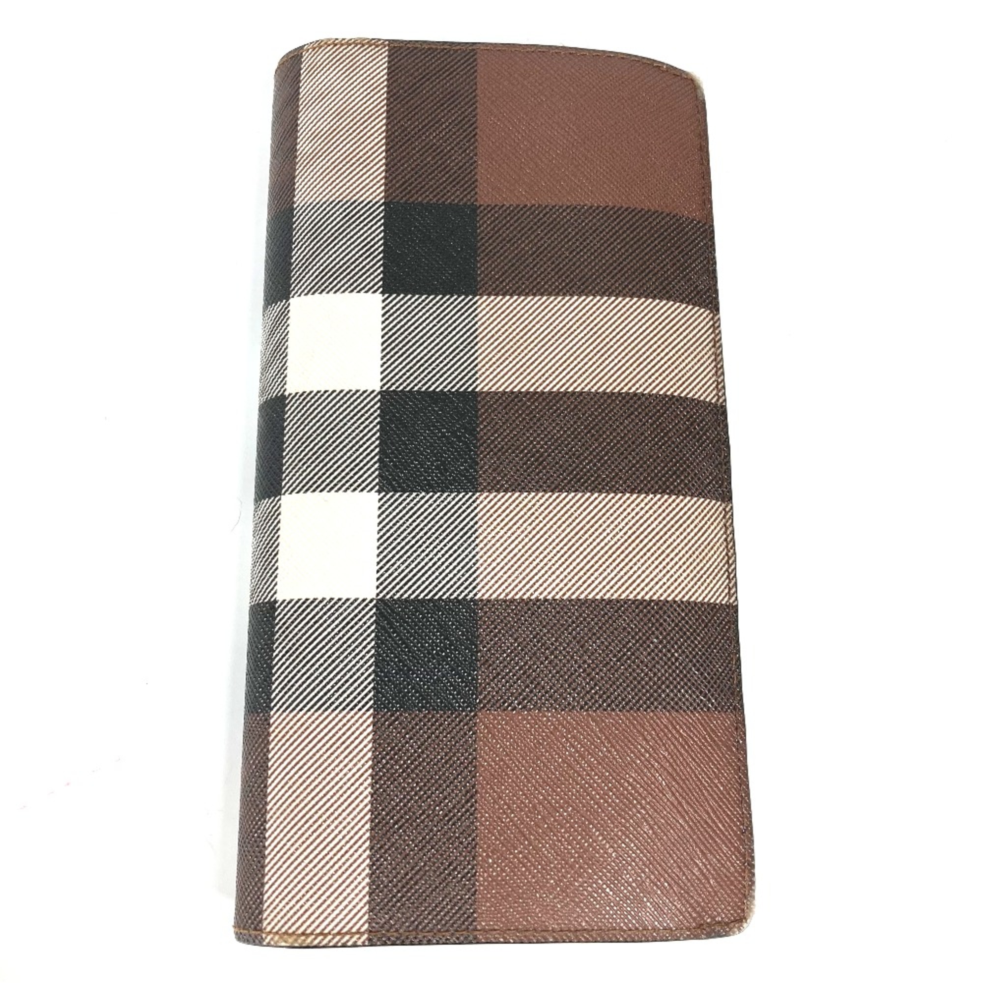 Burberry 8052803 Long wallet Bifold Long Wallet Dark birch Brown Brown