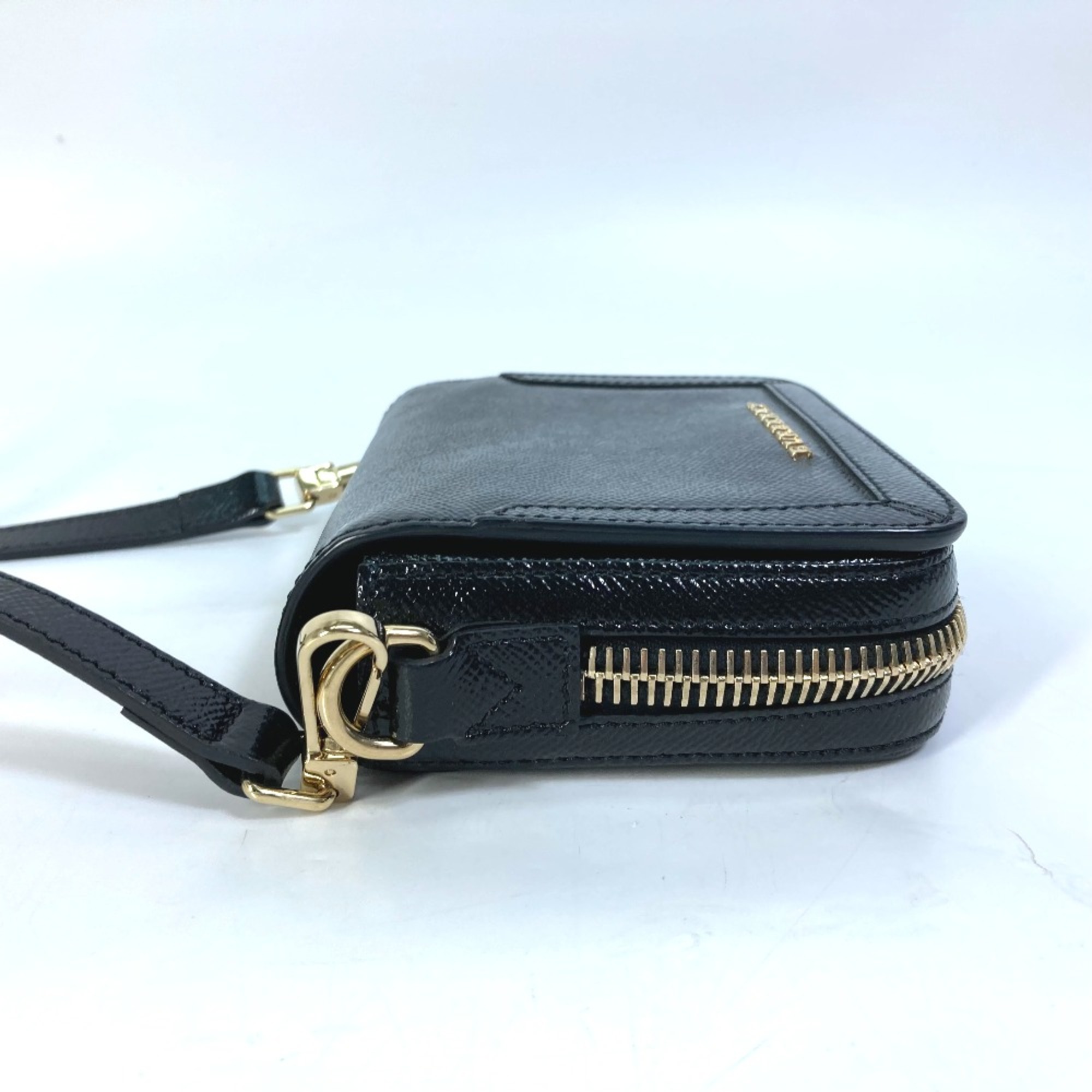 Burberry logo Pochette Bag Crossbody Shoulder Bag Black