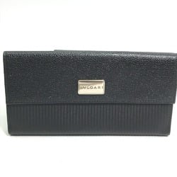 Bulgari Double Snap Long wallet Long Wallet Black