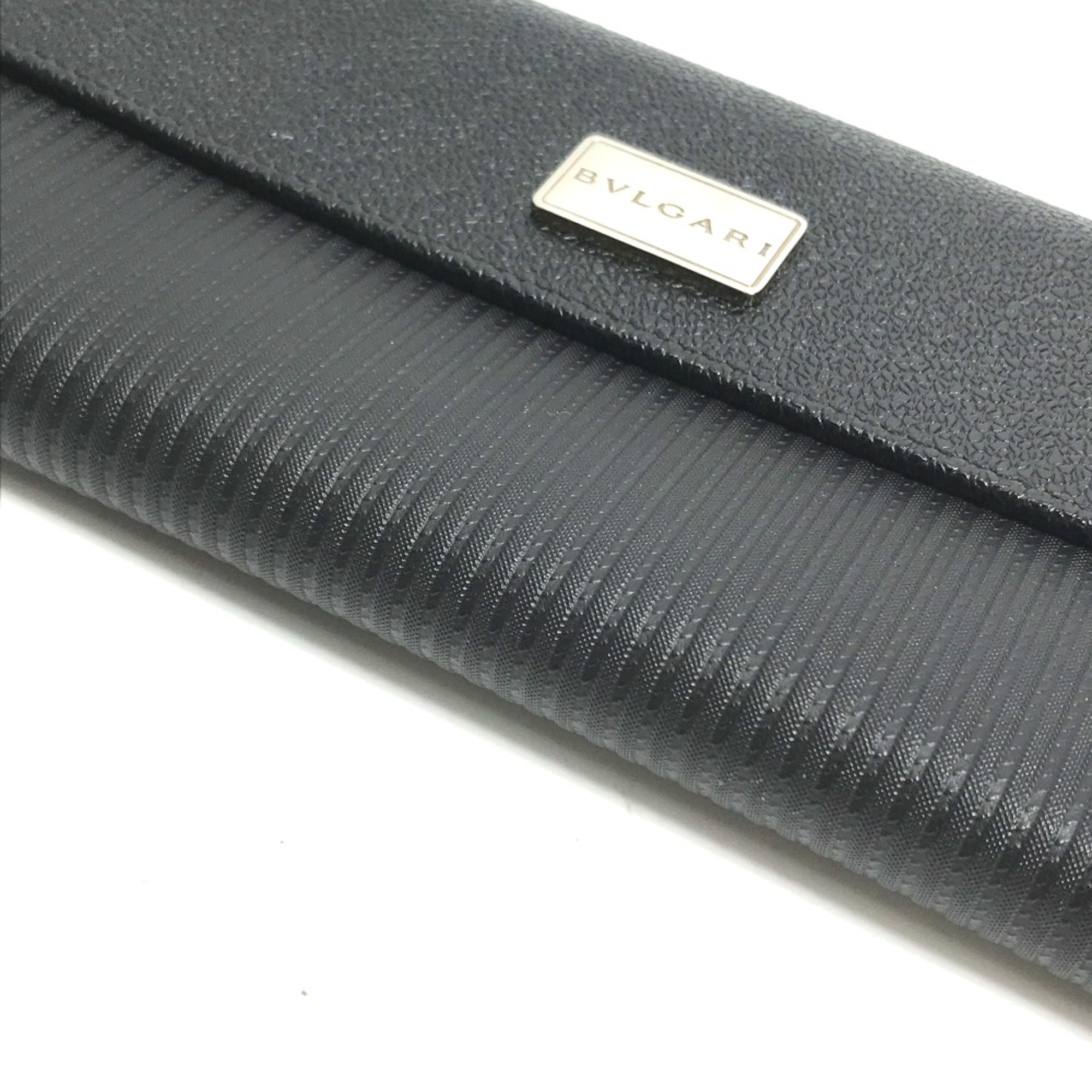 Bulgari Double Snap Long wallet Long Wallet Black