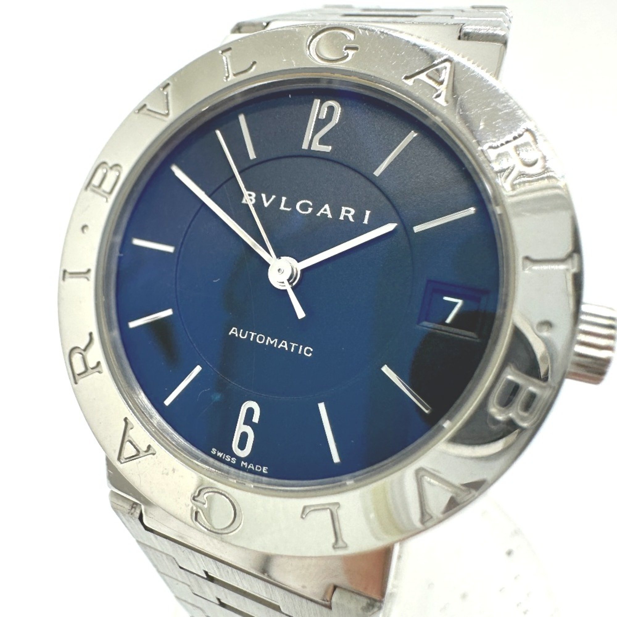 Bulgari BB33SAUTO Automatic date Wristwatch Silver