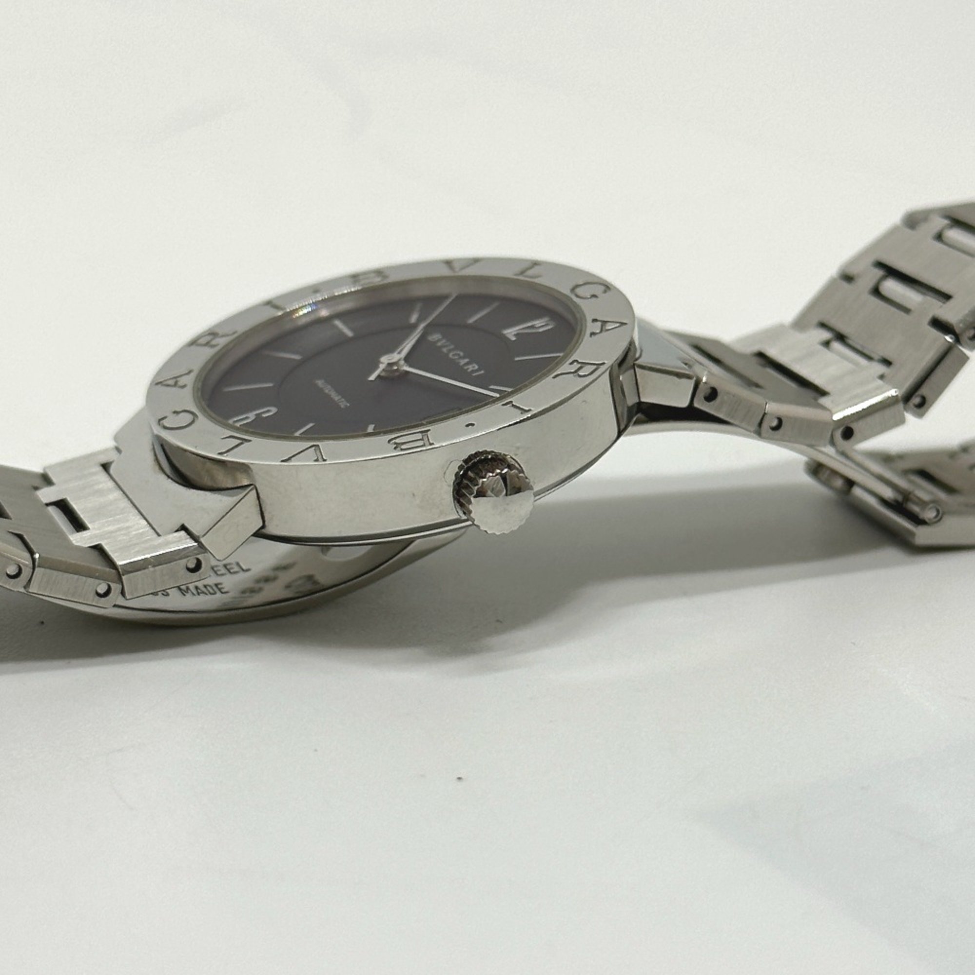 Bulgari BB33SAUTO Automatic date Wristwatch Silver