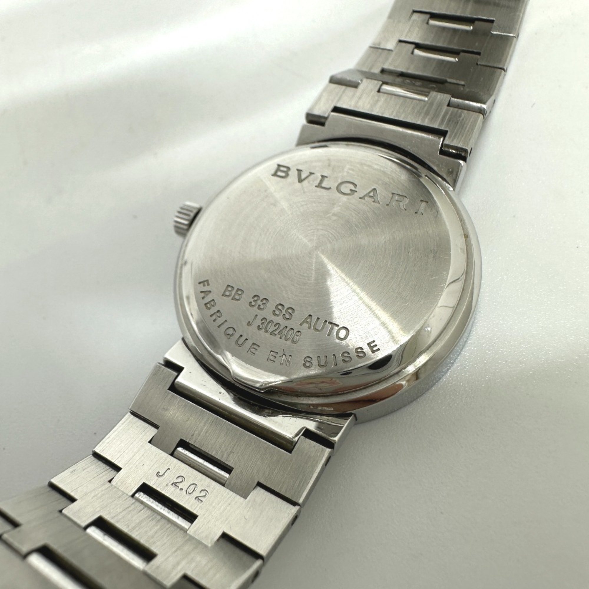 Bulgari BB33SAUTO Automatic date Wristwatch Silver