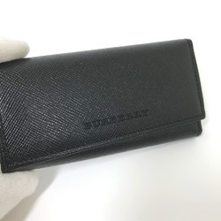 Burberry Key compartment 4-fold tri-fold key ring Key Case Black