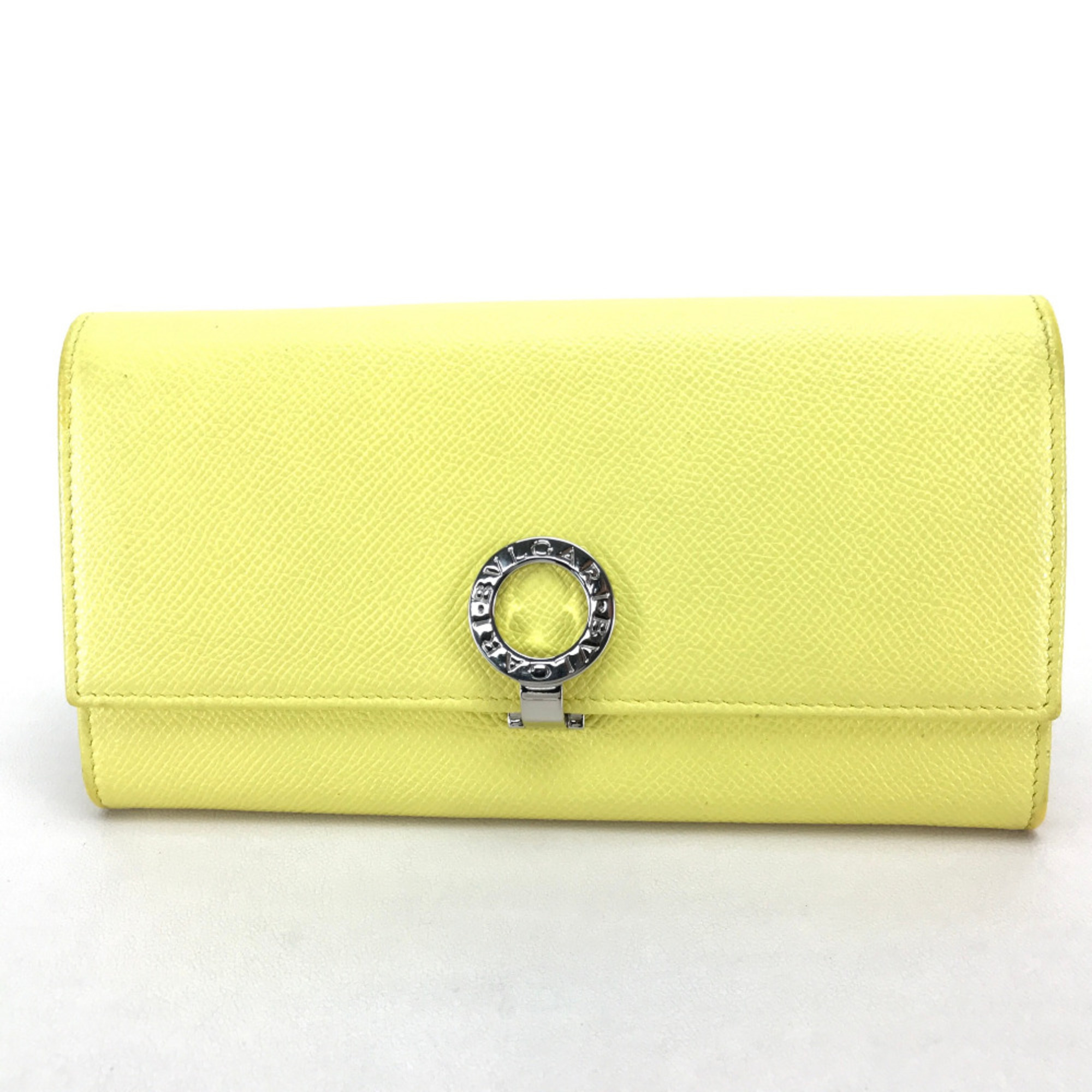 Bulgari Bifold Long Wallet Long Wallet yellow