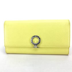 Bulgari Bifold Long Wallet Long Wallet yellow