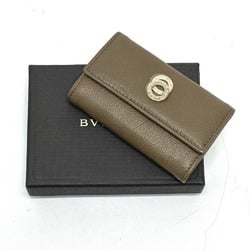 Bulgari key Key Case Brown