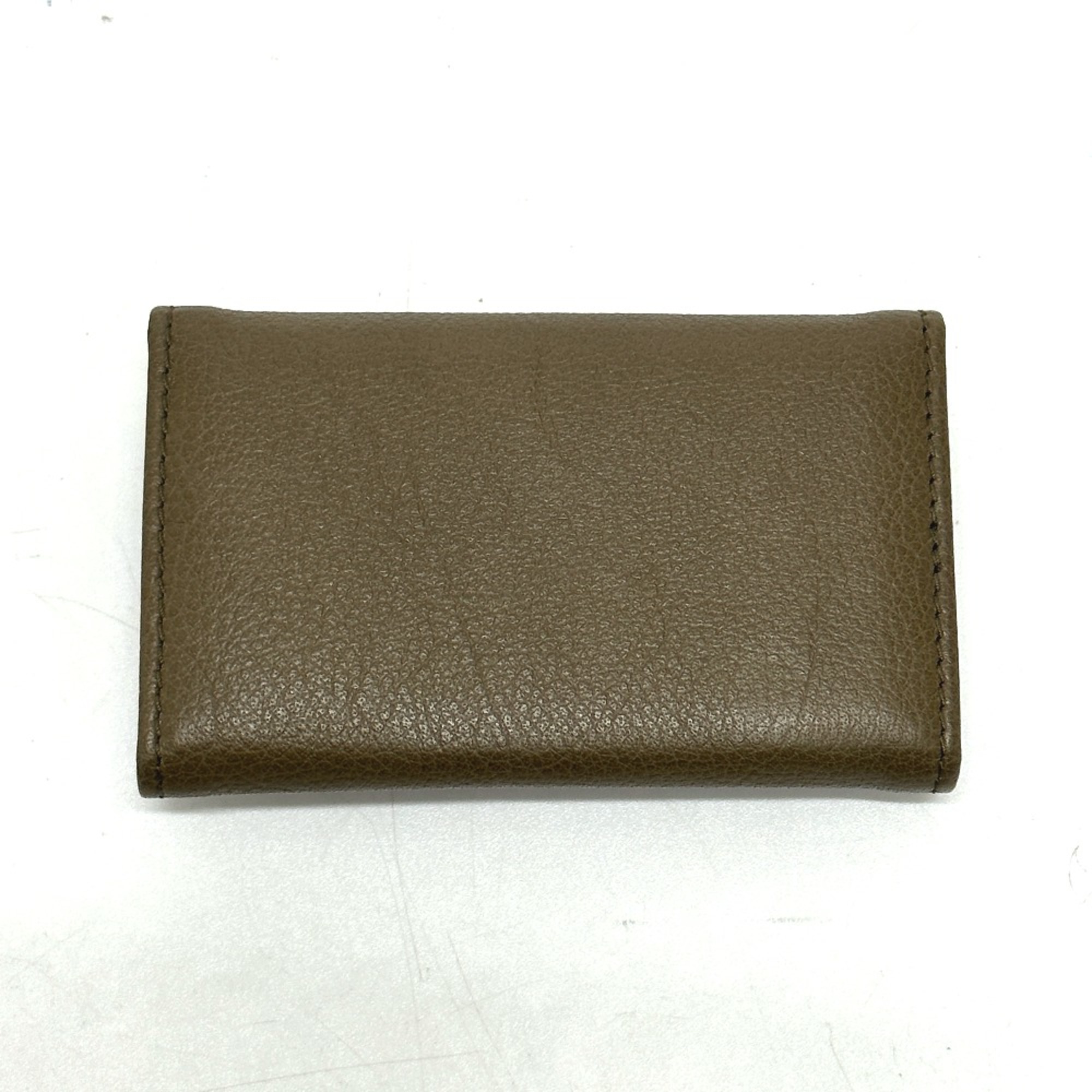 Bulgari key Key Case Brown