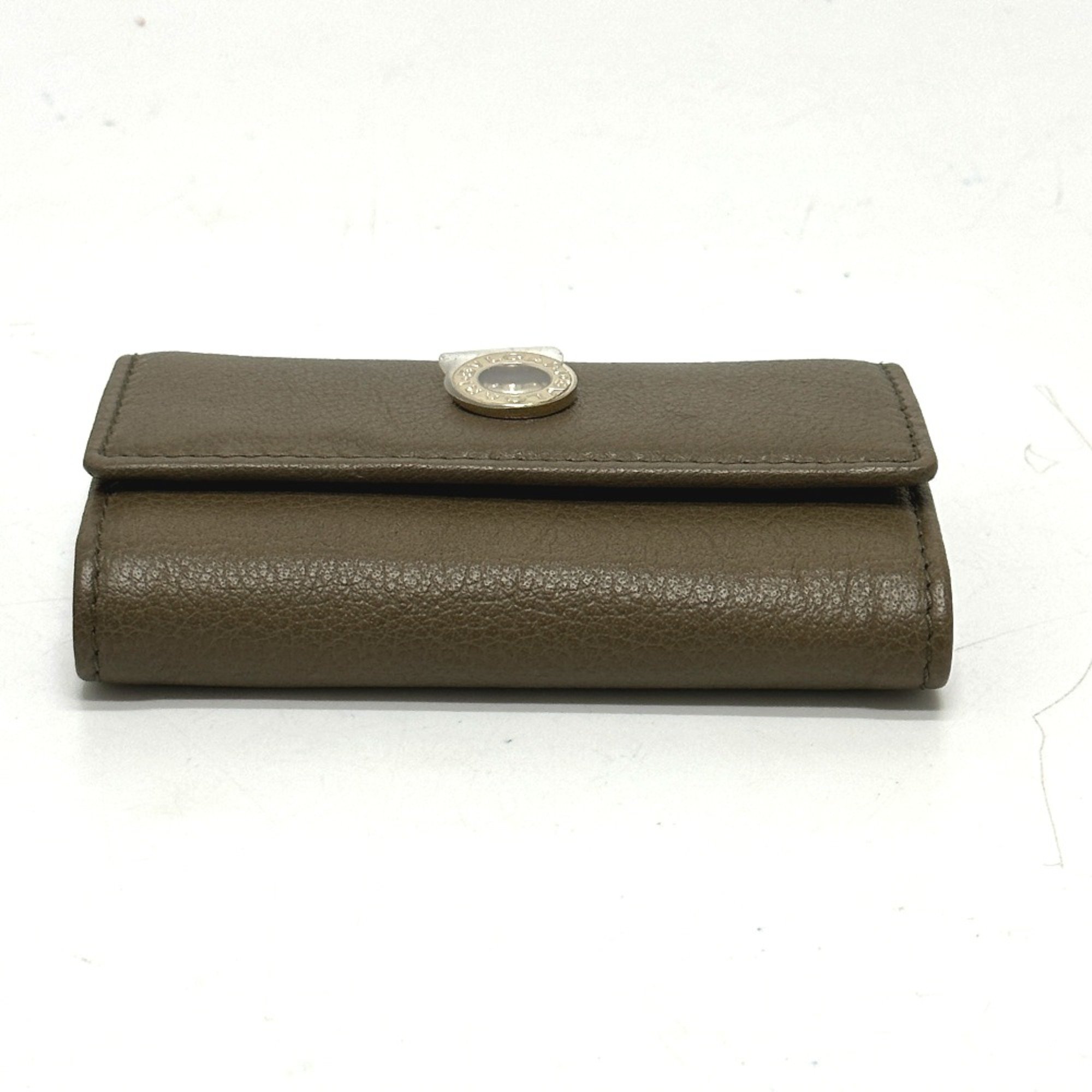 Bulgari key Key Case Brown