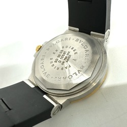 Bulgari SD38SG Automatic date Wristwatch Silver GoldHardware