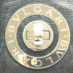 Bulgari Lock type Bag Shoulder Bag Tote Bag Shoulder Bag Black Silver