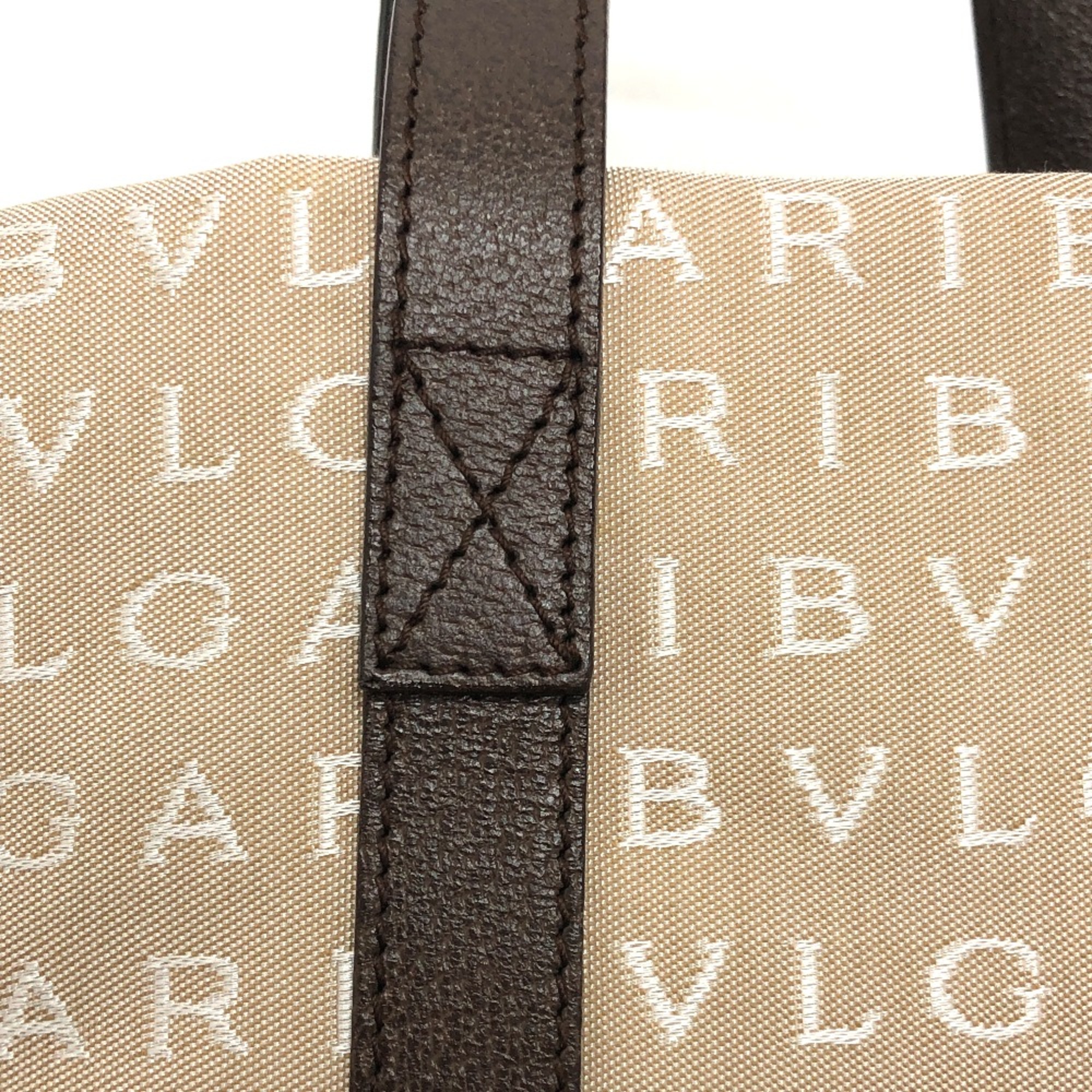 Bulgari Logo mania Tote Bag Hand Bag Beige