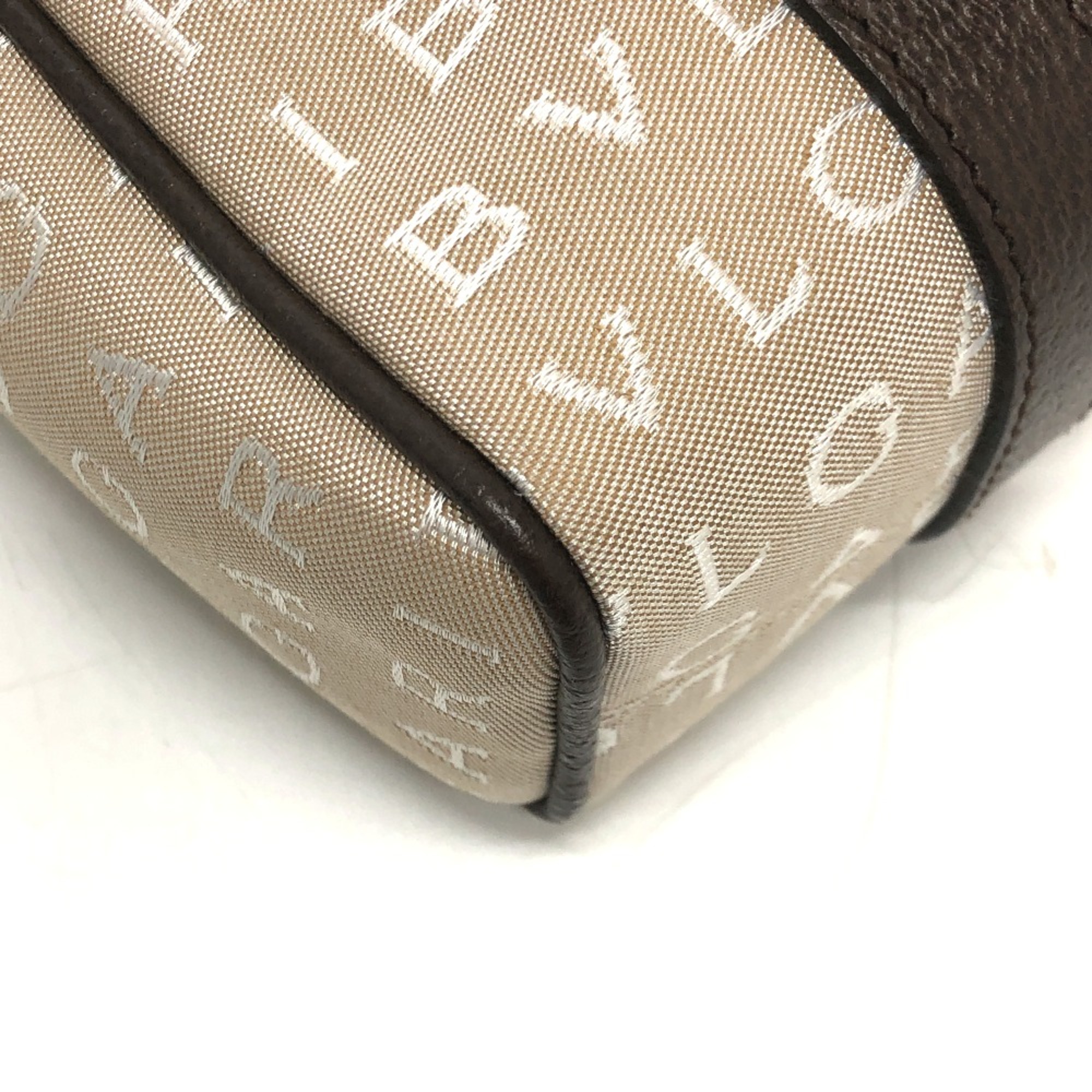 Bulgari Logo mania Tote Bag Hand Bag Beige