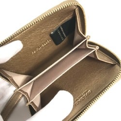 Bulgari Coin Compartment Wallet coin purse Gold