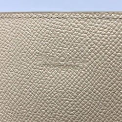 Bulgari Logo clip Wallet Long Wallet Navy Beige/SilverHardware