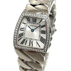 Cartier WE60039G Quartz solid gold Wristwatch Silver