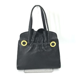 Bulgari Bulgari Bulgari Bag Tote Bag Black Gold