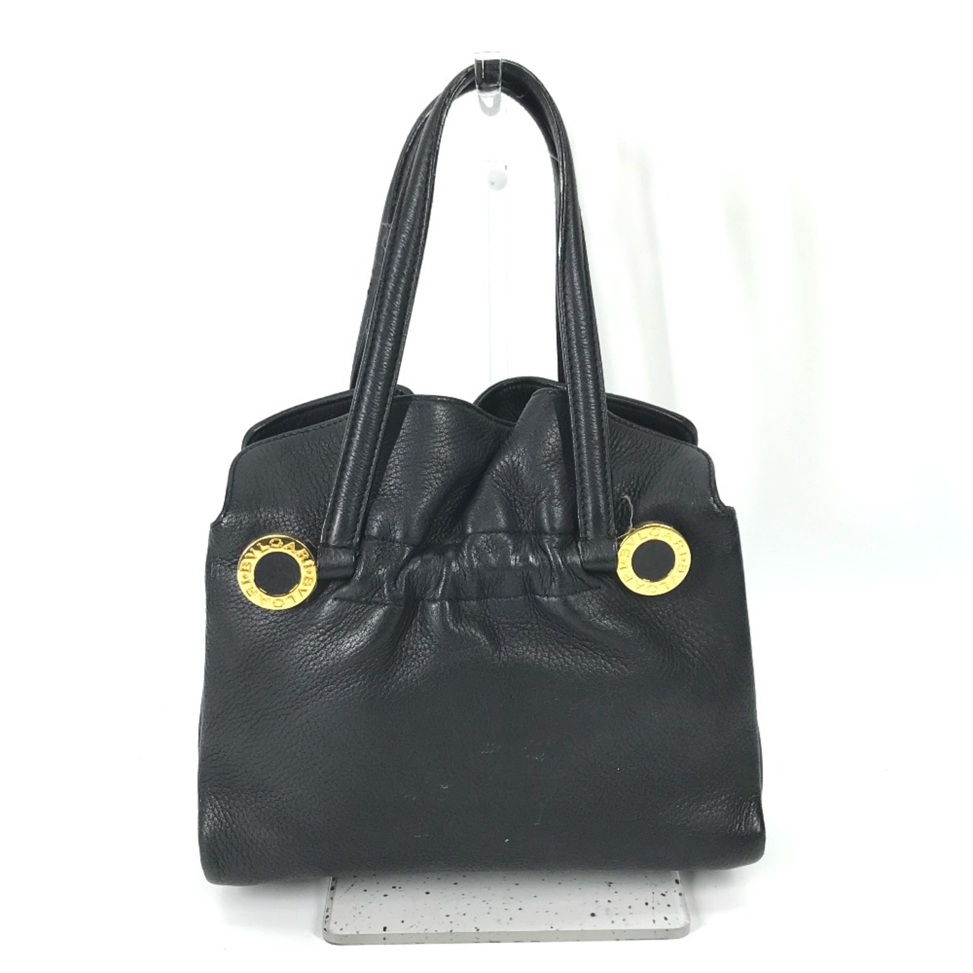 Bulgari Bulgari Bulgari Bag Tote Bag Black Gold