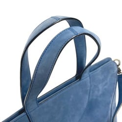 Bulgari Bag Tote Bag Shoulder Bag 2WAY Hand Bag blue