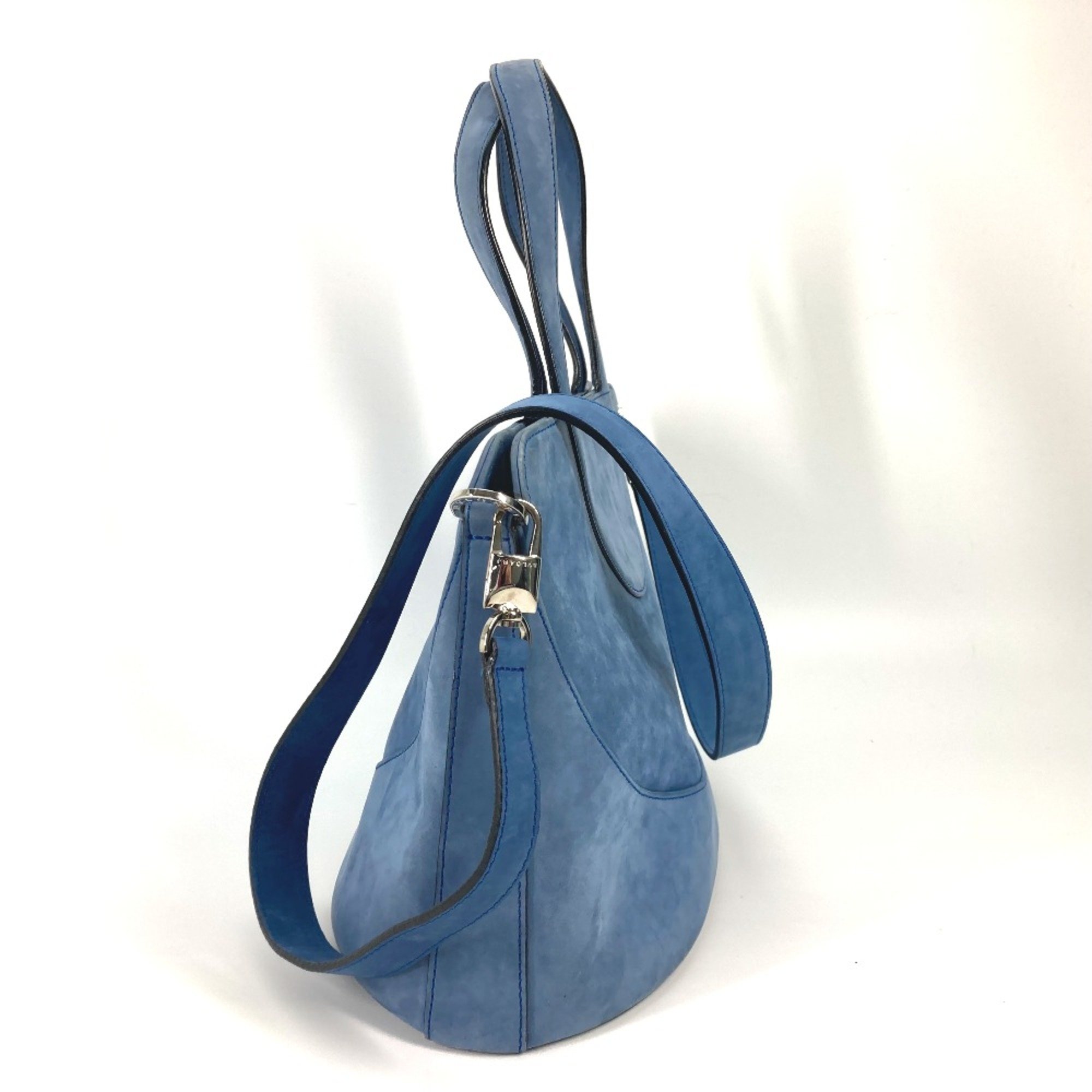 Bulgari Bag Tote Bag Shoulder Bag 2WAY Hand Bag blue