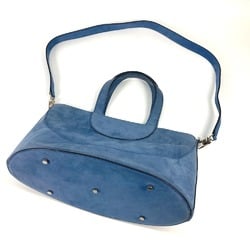 Bulgari Bag Tote Bag Shoulder Bag 2WAY Hand Bag blue