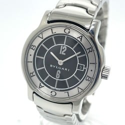 Bulgari ST29S Quartz Date Wristwatch Silver