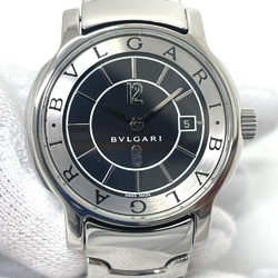 Bulgari ST29S Quartz Date Wristwatch Silver